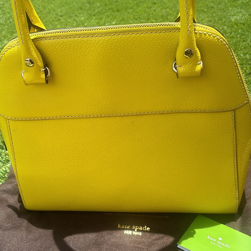 3 Pcs one price! KATE SPADE ♠️ WELLESLEY STREET LEATHER RACHELLE SATCHEL HANDBAG - Picture 3 of 16